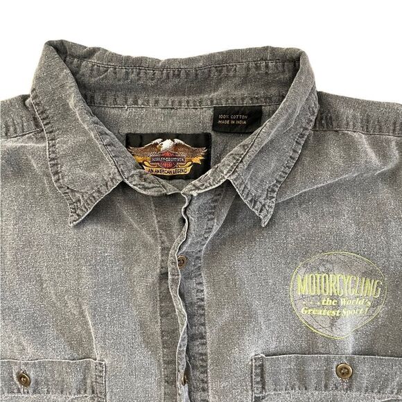 HARLEY DAVIDSON Limited Edition Nostalgia Series Sportster Shirt Size XXL - Picture 4 of 6